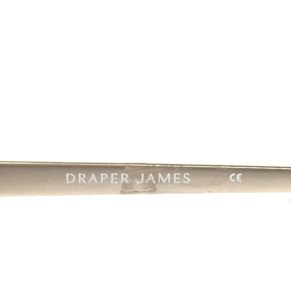 Draper James Eyeglasses Frames DJ5016 717 GOLD Blue Cat Eye Full Rim 53-16-135